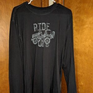XL Life is Good Jeep long sleeve tee